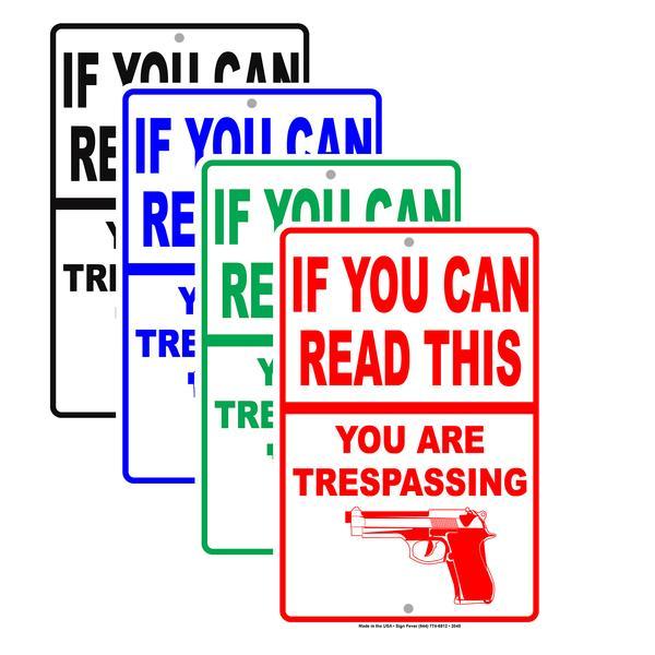 No Trespassing Signs