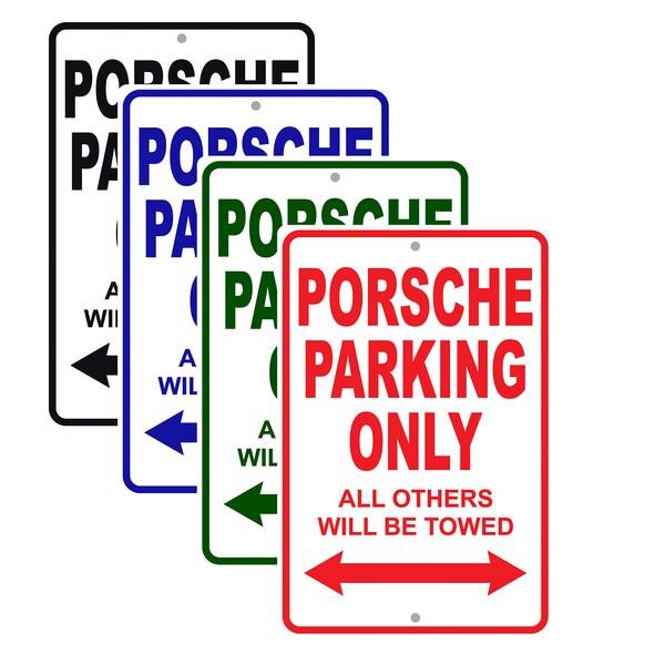 Porsche Car Signs