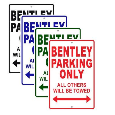 Bentley Car Signs