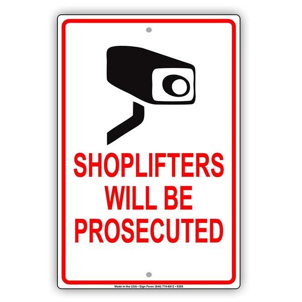 Shoplifting Signs