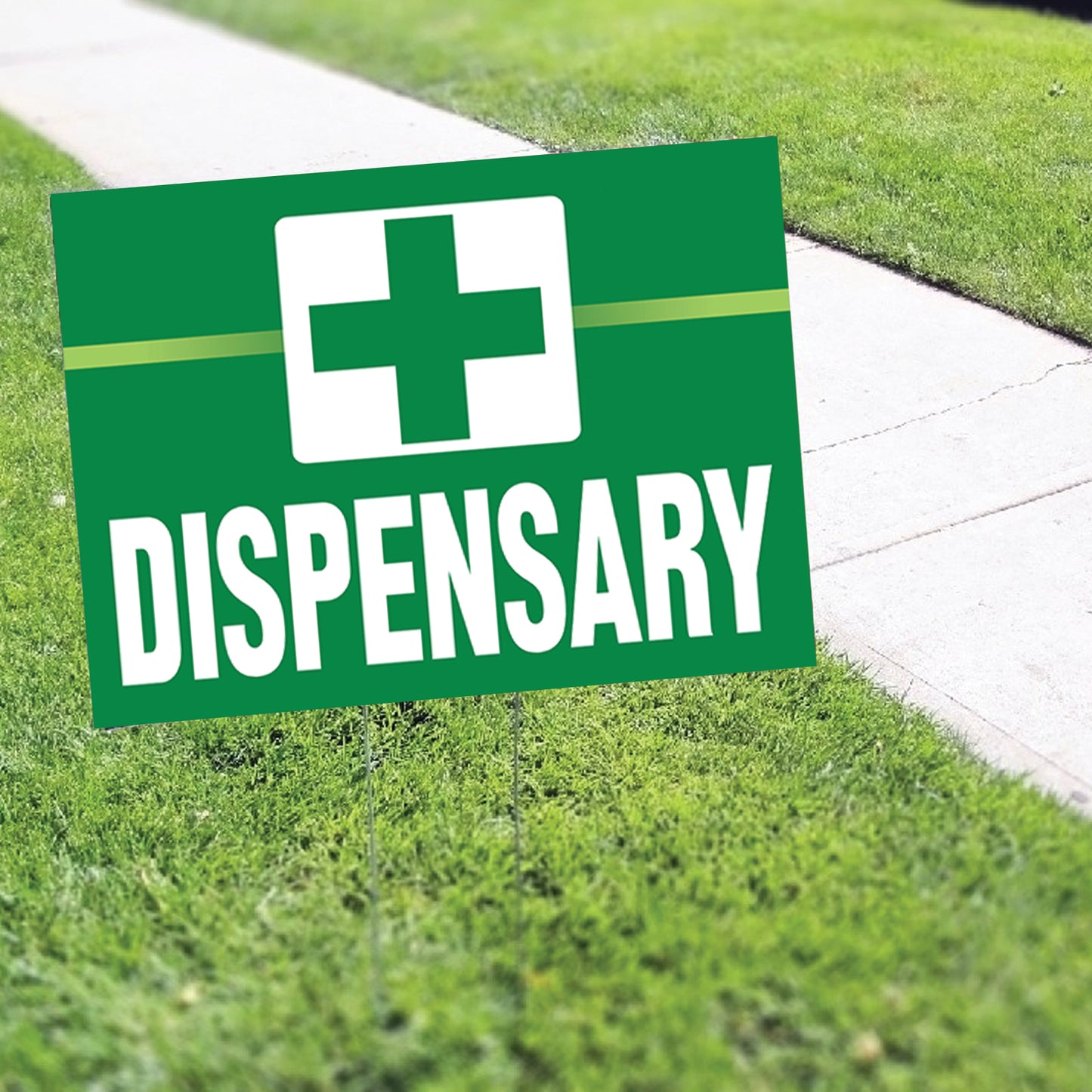 Dispensary Coroplast Yard Sign