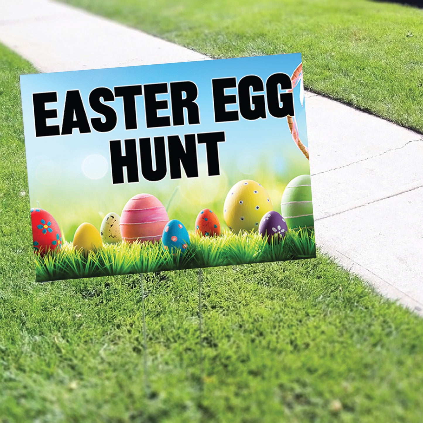 Easter Egg Hunt Coroplast Yard Sign