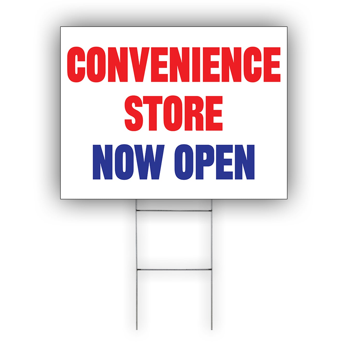 Convenience Store Now Open Coroplast Yard Sign
