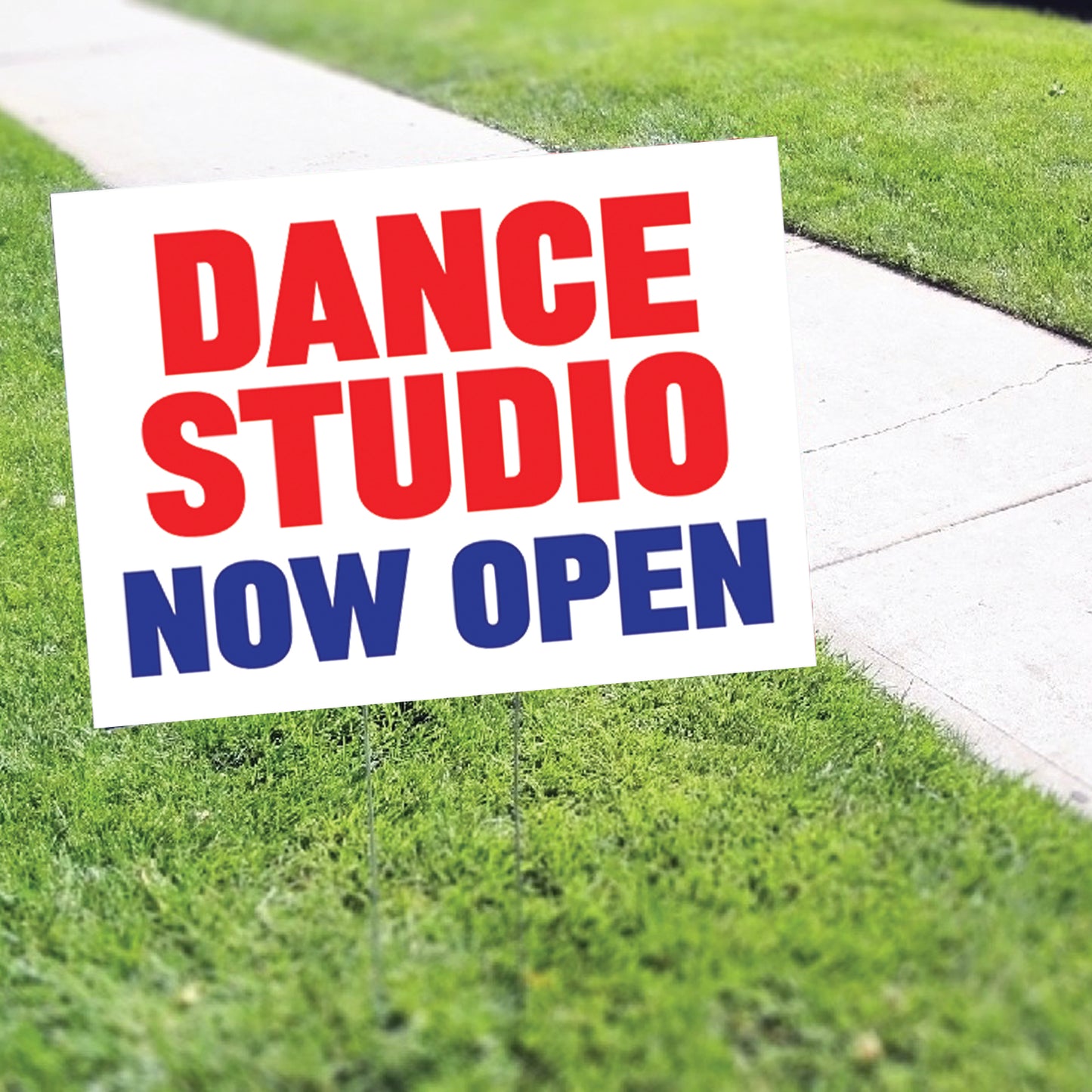 Dance Studio Now Open Coroplast Yard Sign