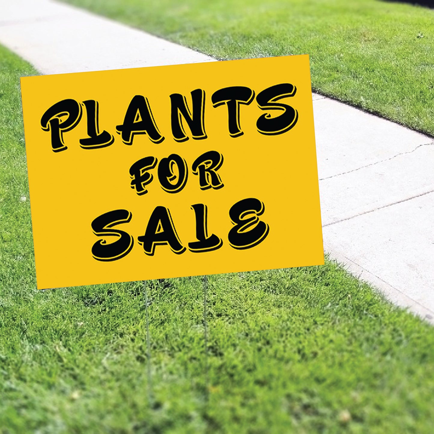 Plants For Sale Coroplast Yard Sign