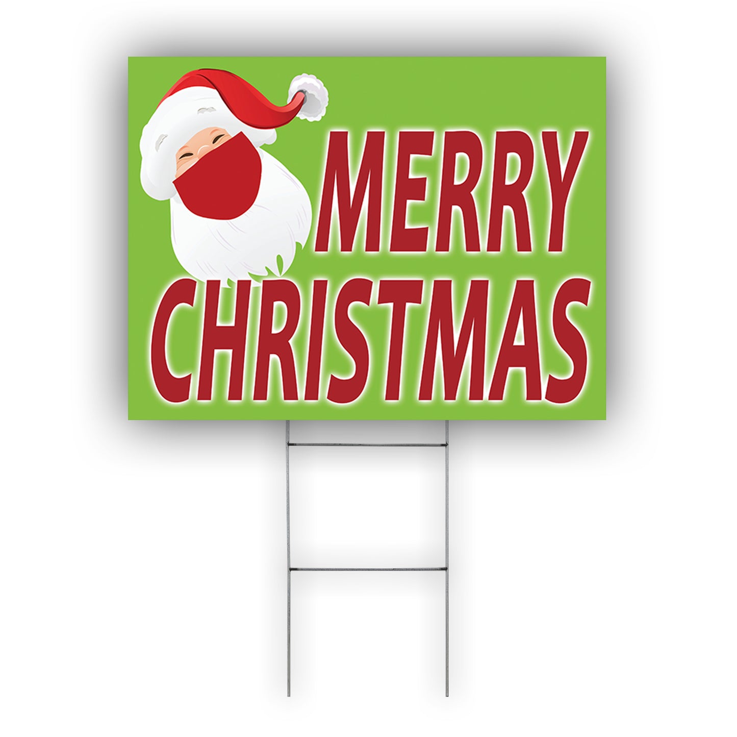 Merry Christmas Coroplast Yard Sign
