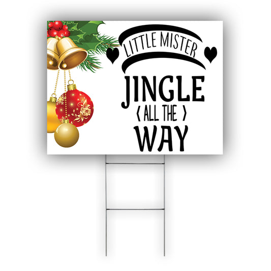 Jingle All The Way Coroplast Yard Sign