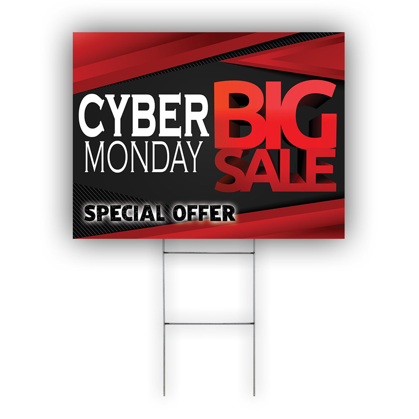 Cyber Monday Big Sale Super Offer Coroplast Yard Sign