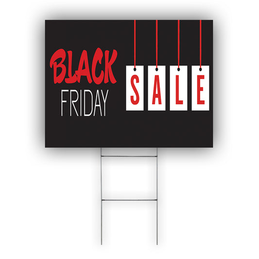 Black Friday Sale Coroplast Yard Sign