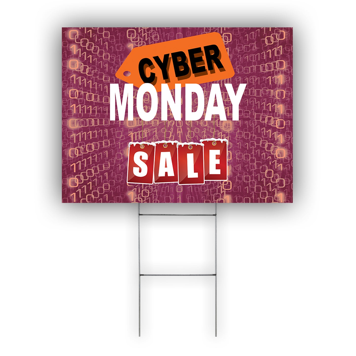 Cyber Monday Sale Coroplast Yard Sign