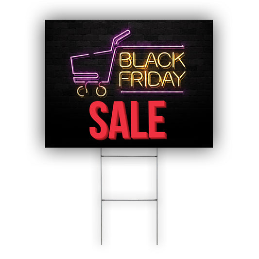 Black Friday Sale Coroplast Yard Sign