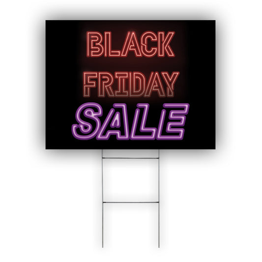 Black Friday Sale Coroplast Yard Sign