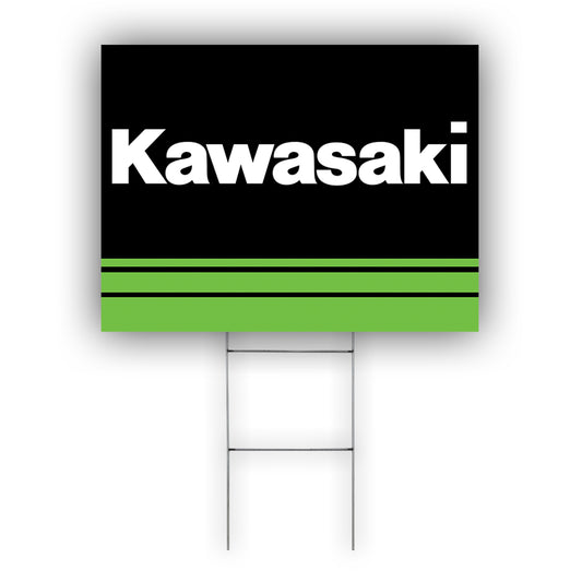 Kawasaki Coroplast Yard Sign