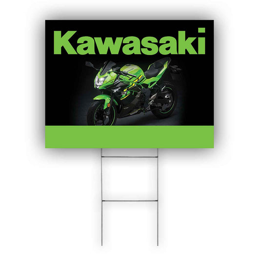 Kawasaki Coroplast Yard Sign