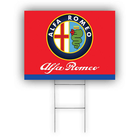 Alfa Romeo Coroplast Yard Sign