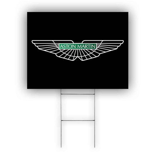 Aston Martin Coroplast Yard Sign