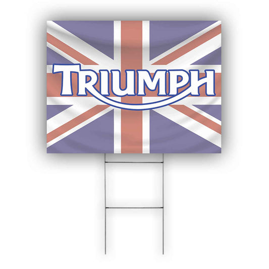 Triumph Coroplast Yard Sign