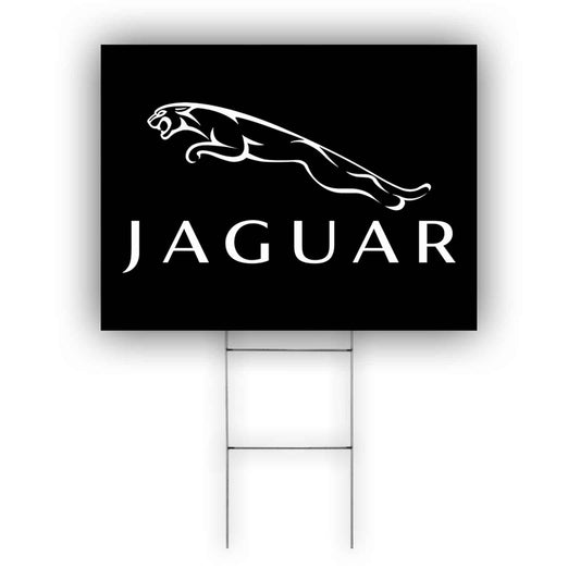 Jaguar Coroplast Yard Sign
