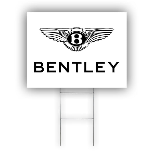 Bentley Coroplast Yard Sign