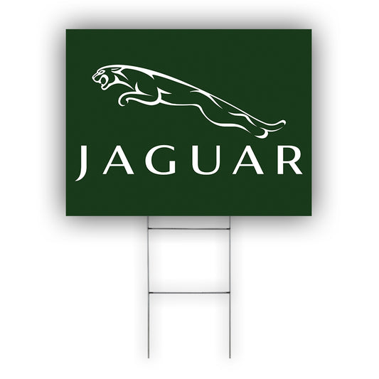Jaguar Coroplast Yard Sign