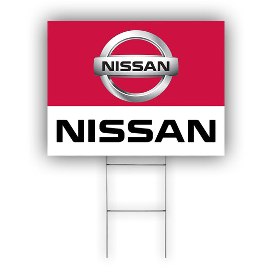 Nissan Coroplast Yard Sign