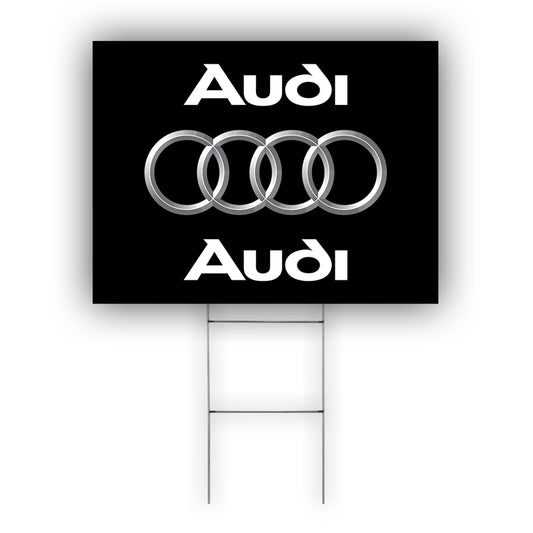 Audi Coroplast Yard Sign
