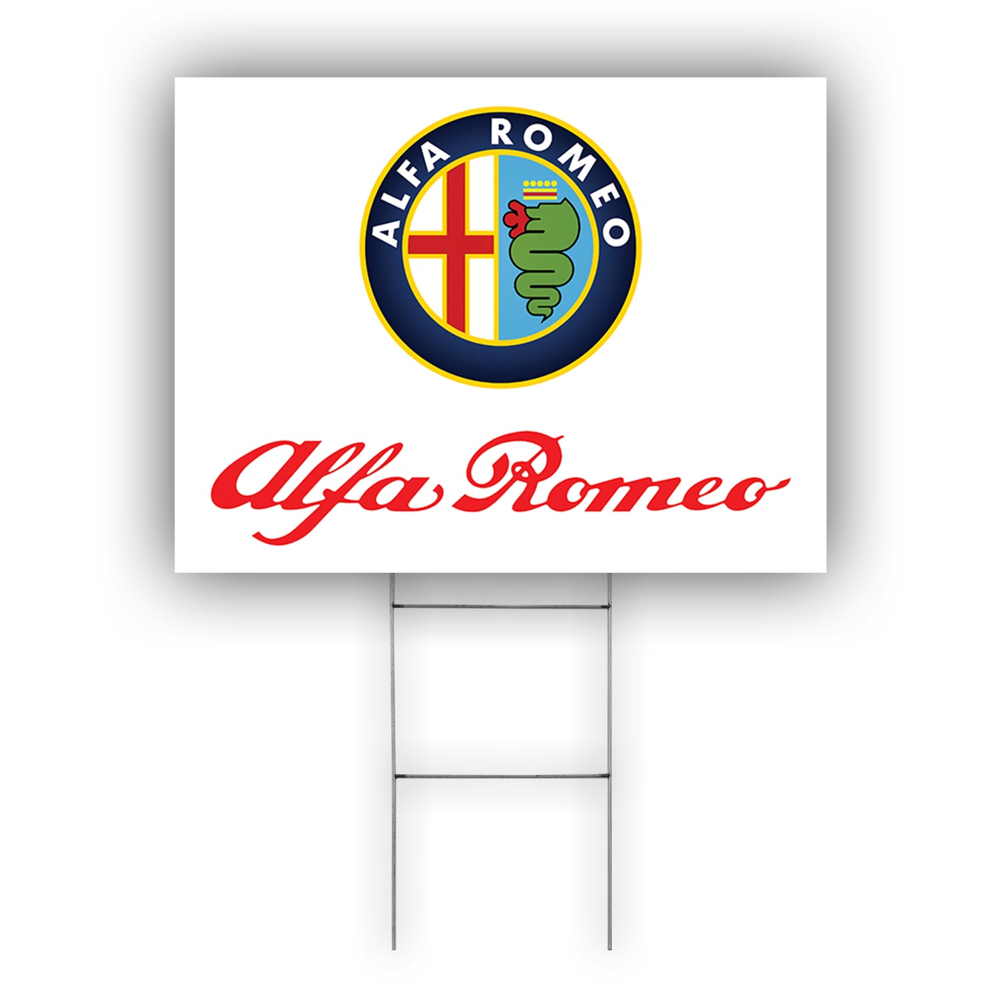 Alfa Romeo Coroplast Yard Sign