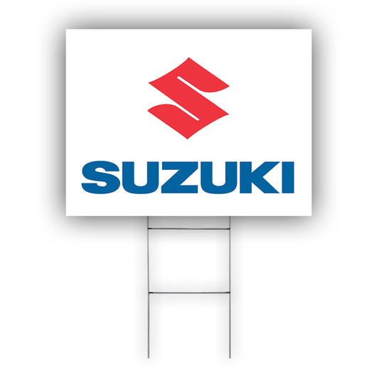 Suzuki Coroplast Yard Sign