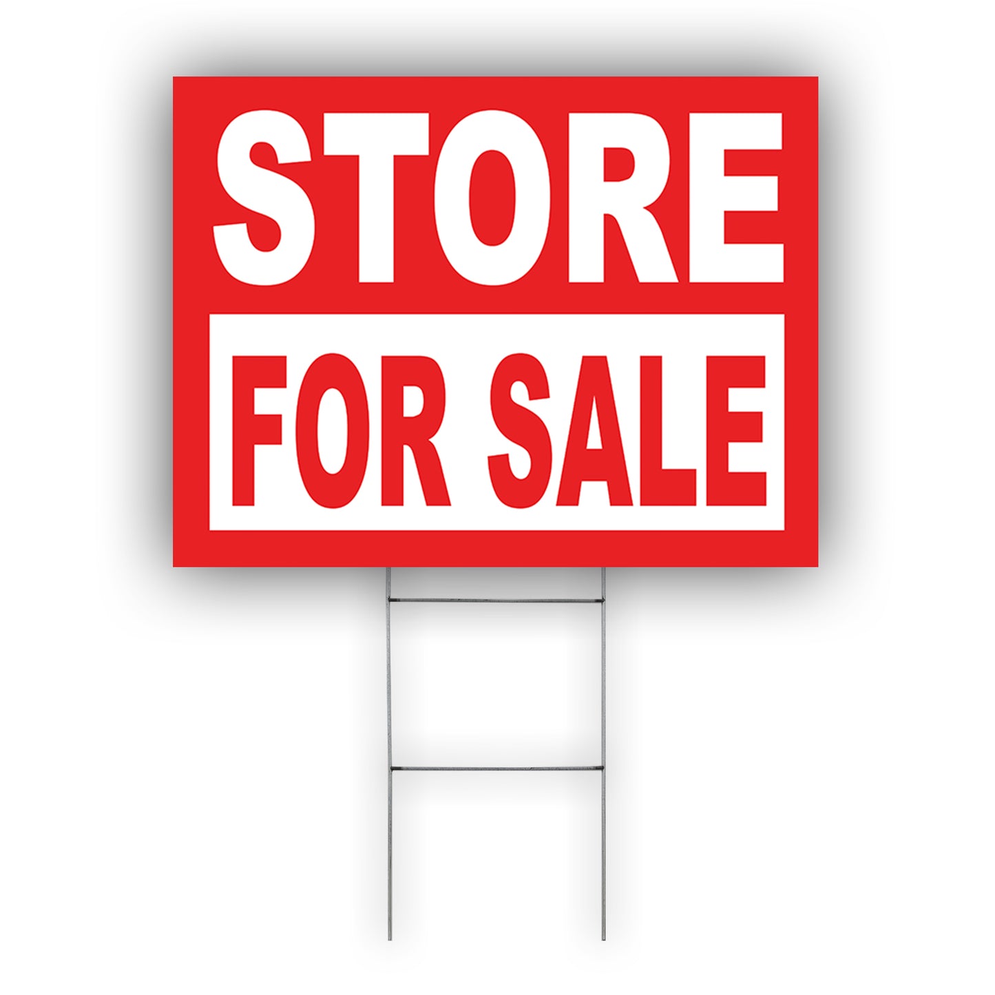 Store for sale coroplast yard sign