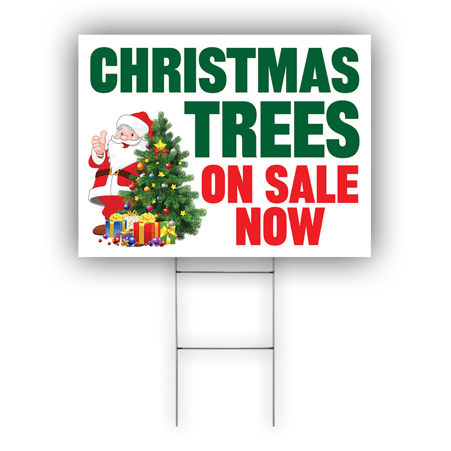 Christmas Tree On Sale Here Coroplast Yard Sign