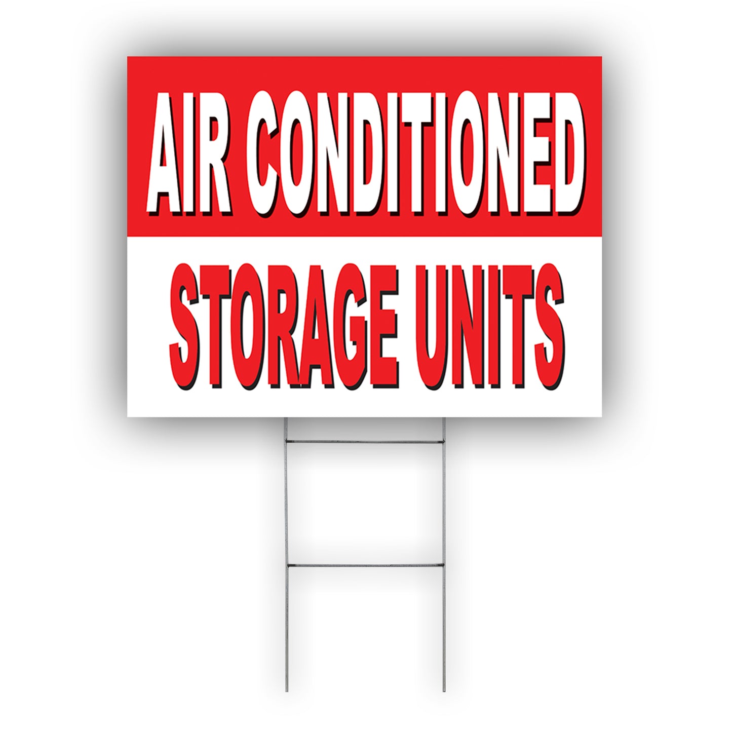Air Conditioned Storage Units Coroplast Yard Sign