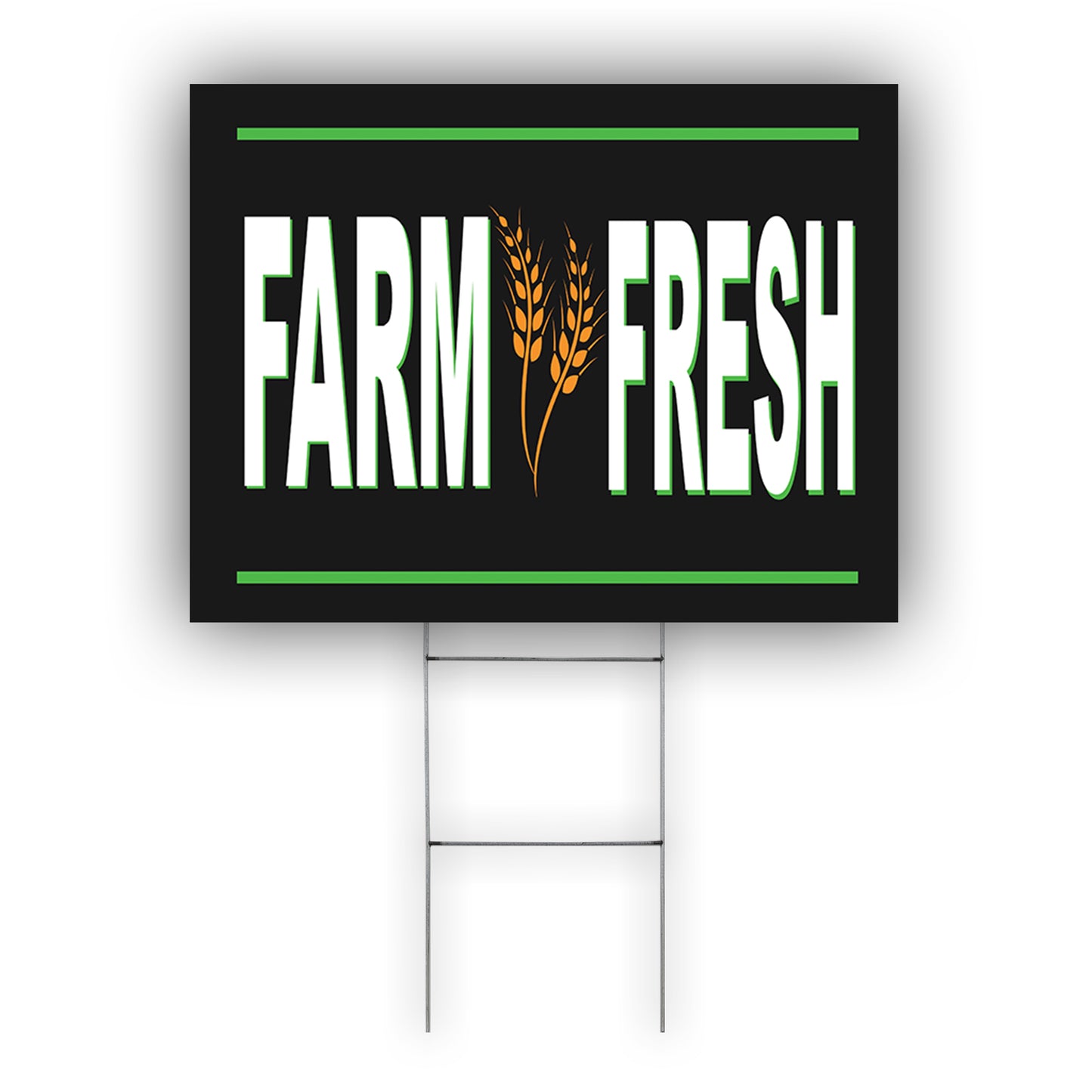 Farm Fresh Coroplast Yard Sign
