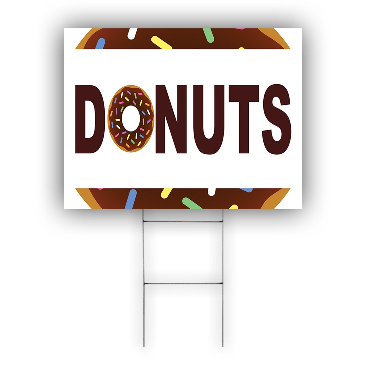 Donuts Coroplast Yard Sign