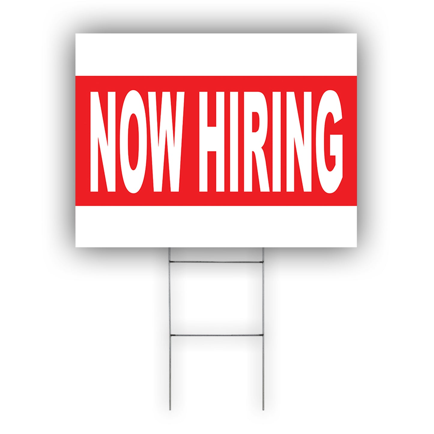 Now Hiring Coroplast Yard Sign