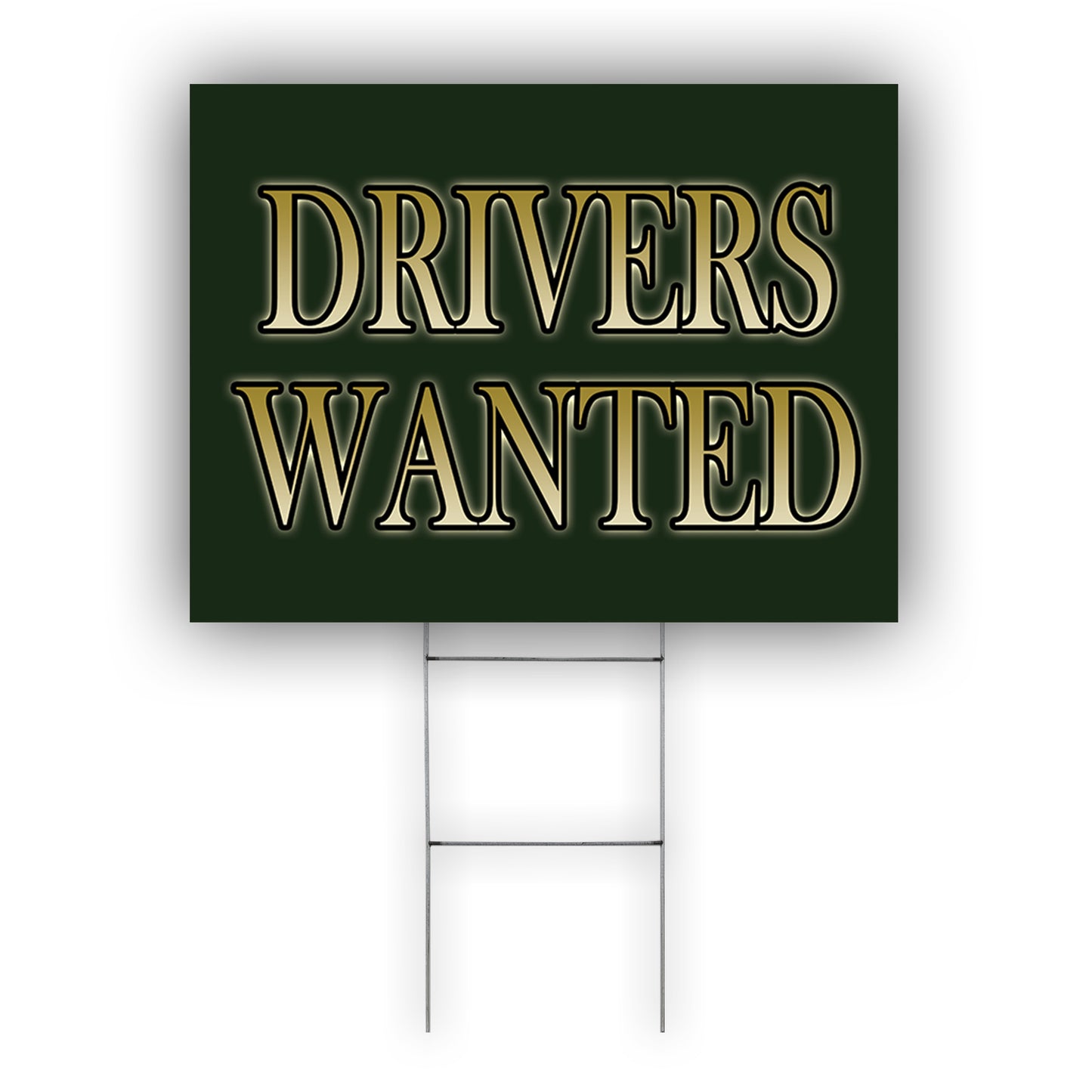 Driver Wanted Coroplast Yard Sign