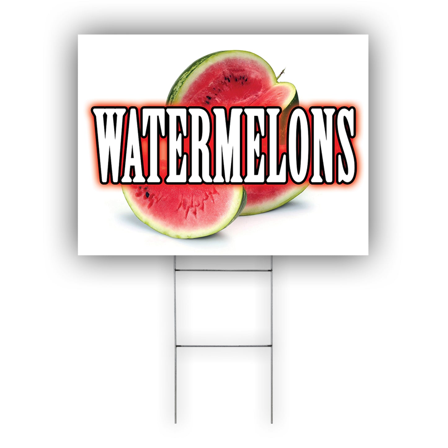 Watermelon Coroplast Yard Sign