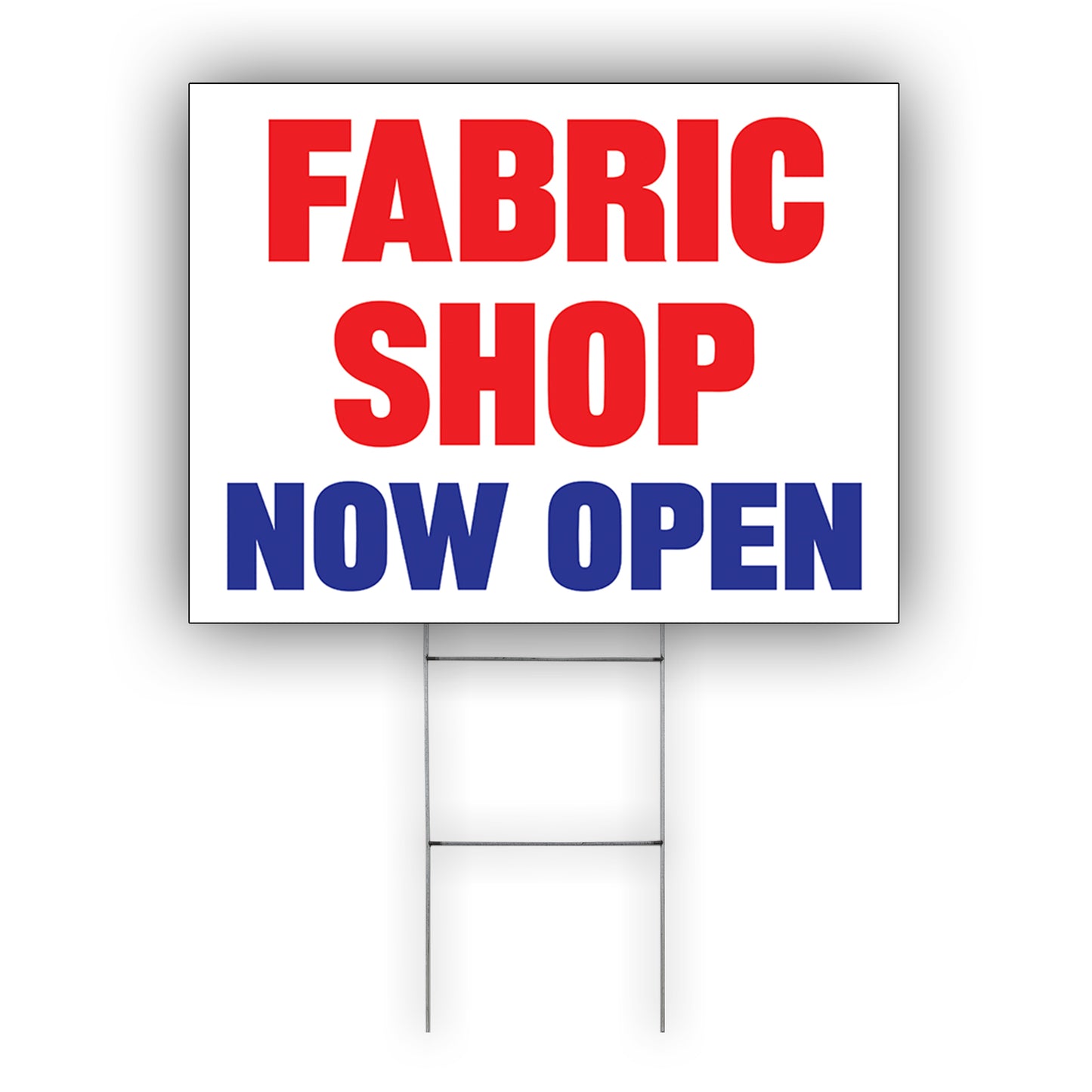 MRI Now Open Coroplast Yard Sign