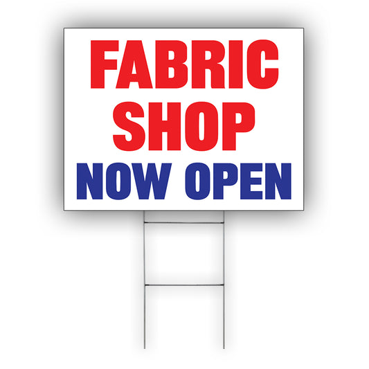 MRI Now Open Coroplast Yard Sign