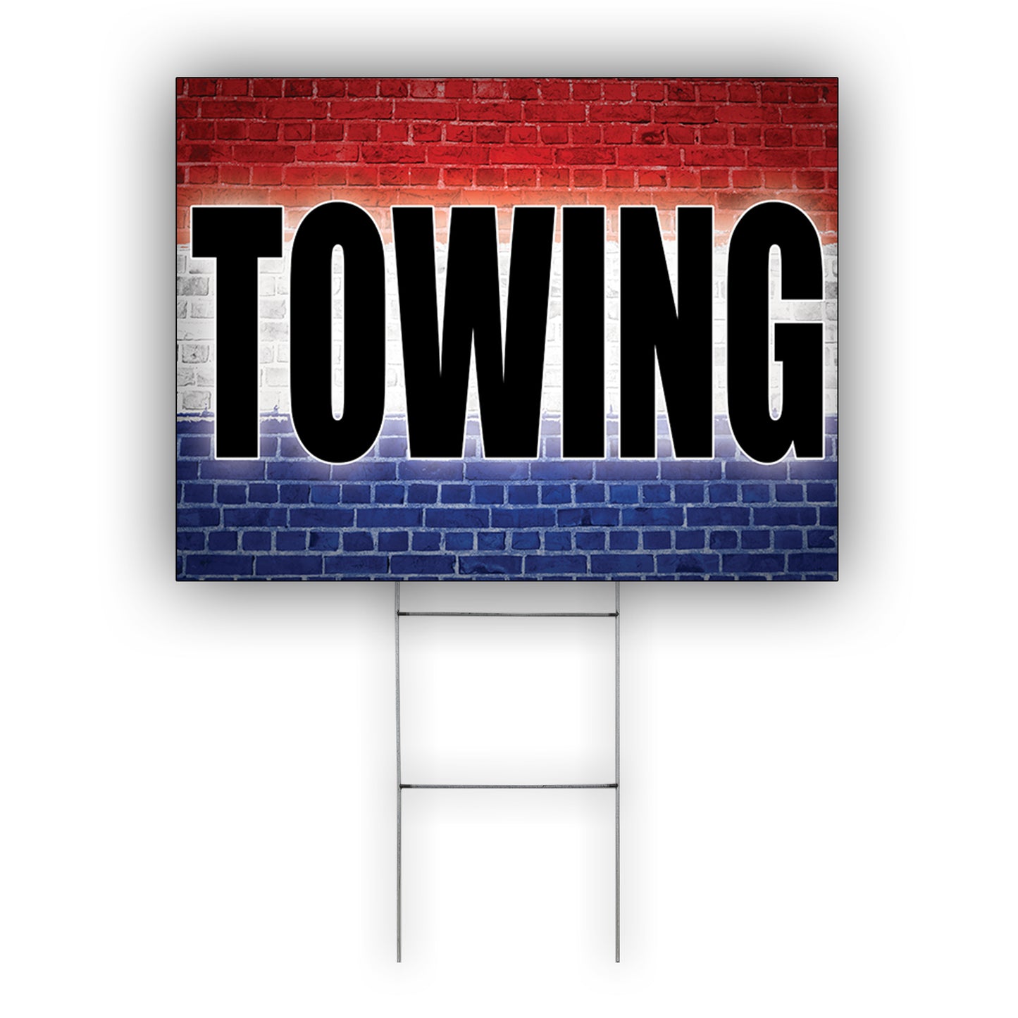 Towing Coroplast Yard Sign