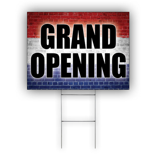 Grand Opening Coroplast Yard Sign