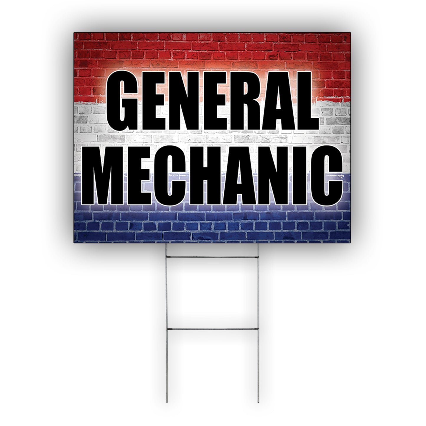 General Mechanic Coroplast Yard Sign