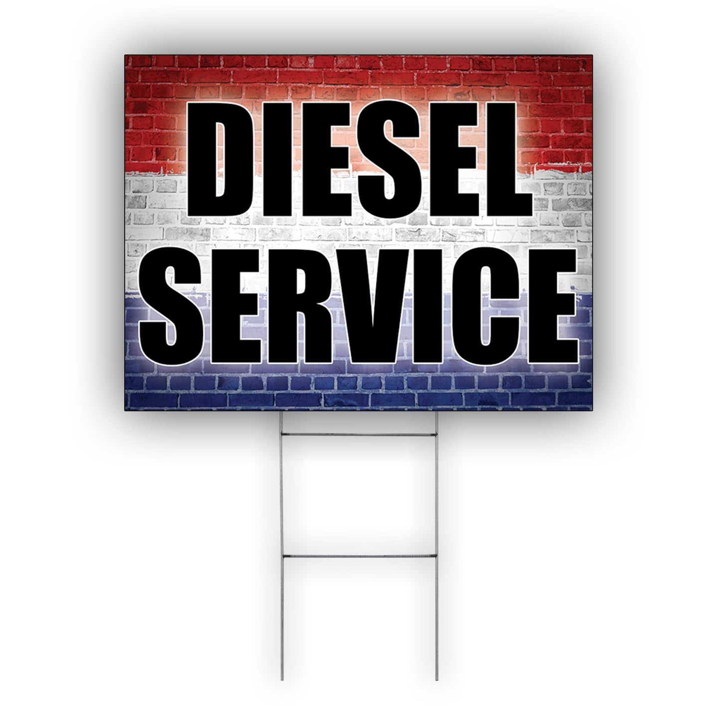 Diesel Service Coroplast Yard Sign