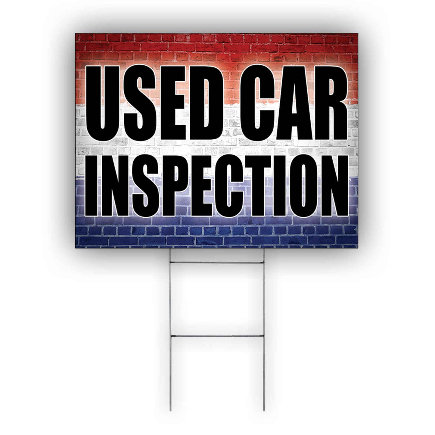 Used Car Inspection Coroplast Yard Sign