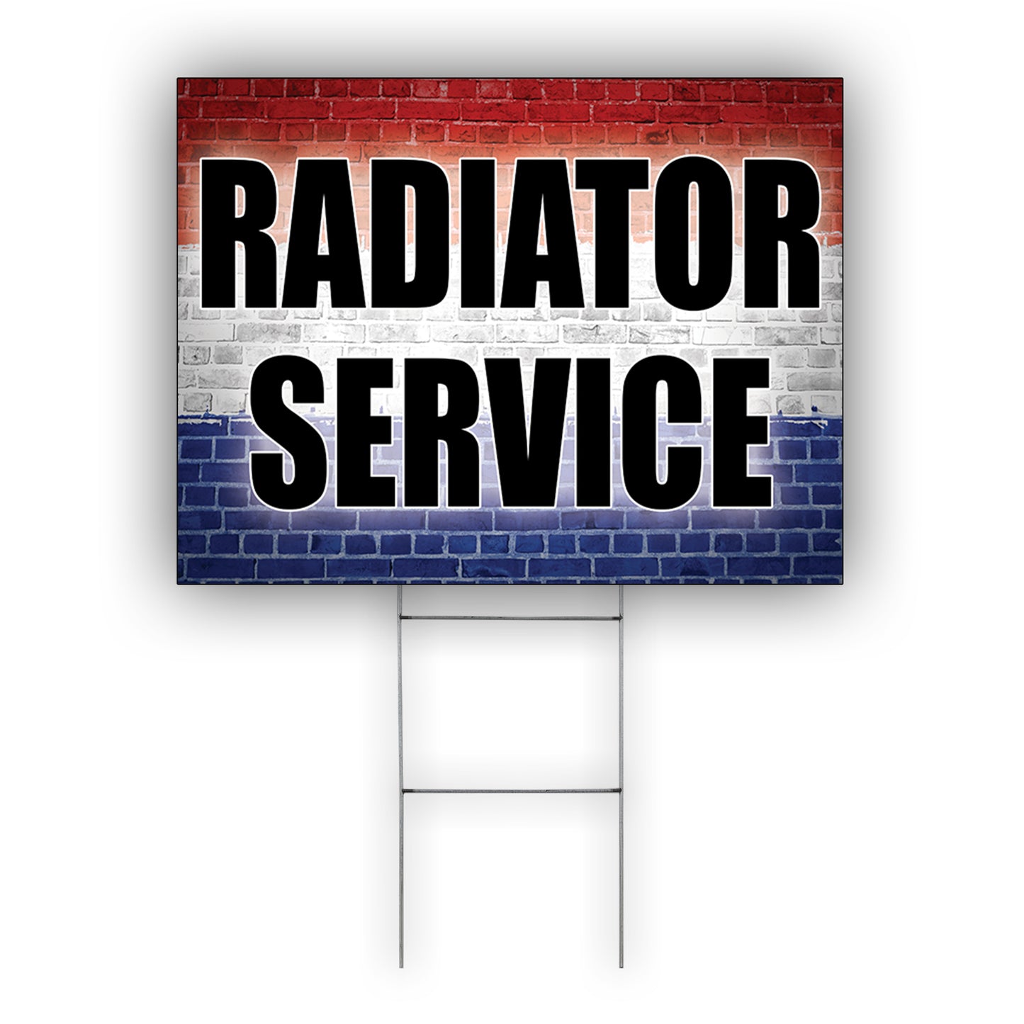 Radioactive Service Coroplast Yard Sign
