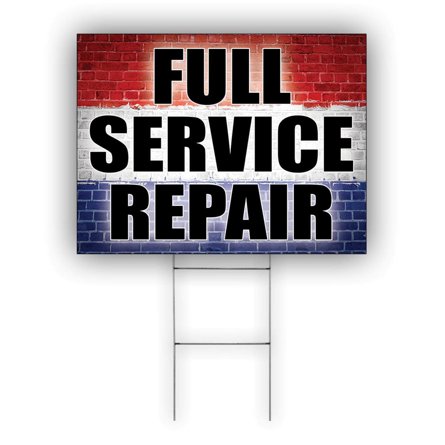 Full Service Repair Coroplast Yard Sign