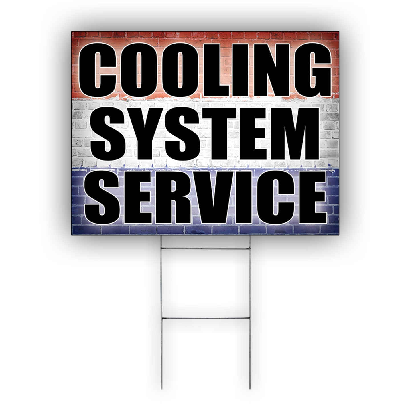 Colling System Service Coroplast Yard Sign