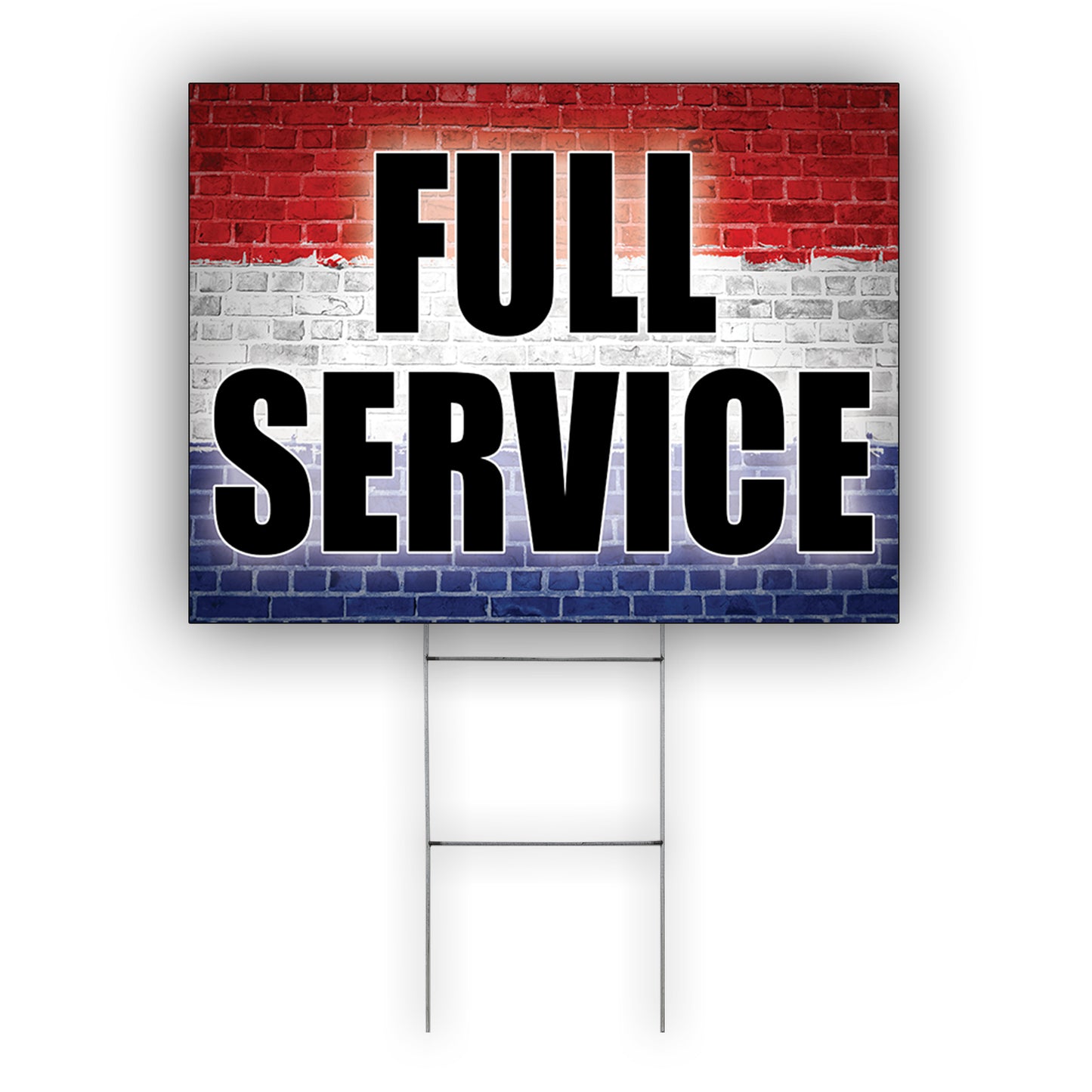 Full Service Coroplast Yard Sign