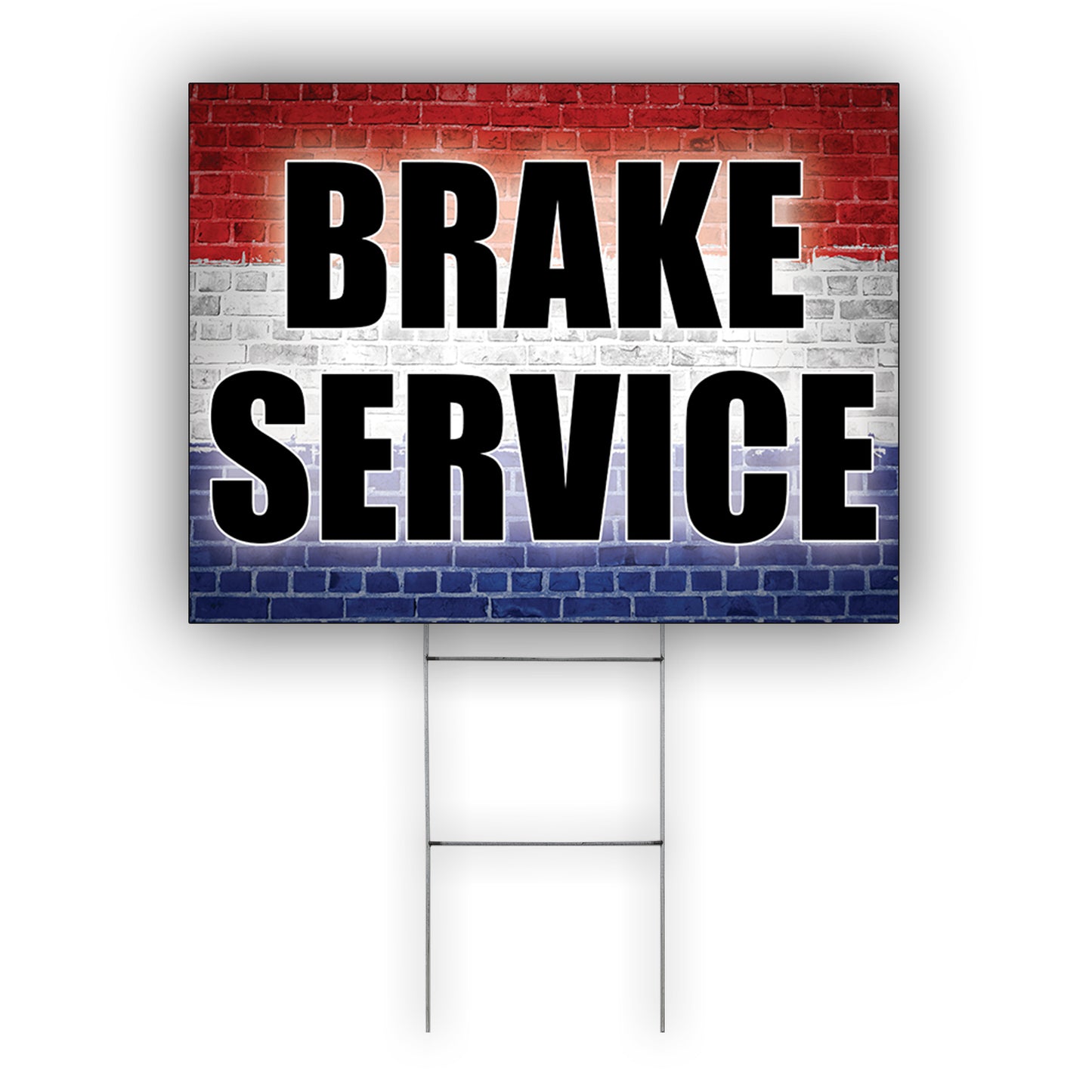 Brake Service Coroplast Yard Sign
