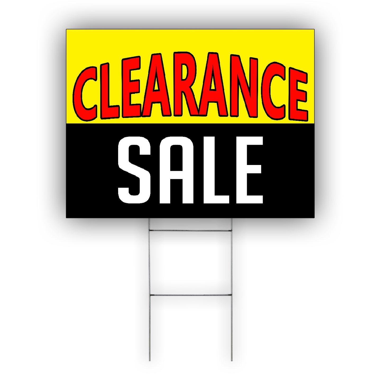 Clearance Sale Coroplast Yard Sign
