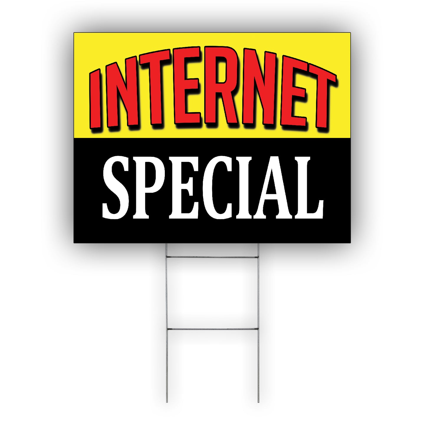 Internet Special Coroplast Yard Sign